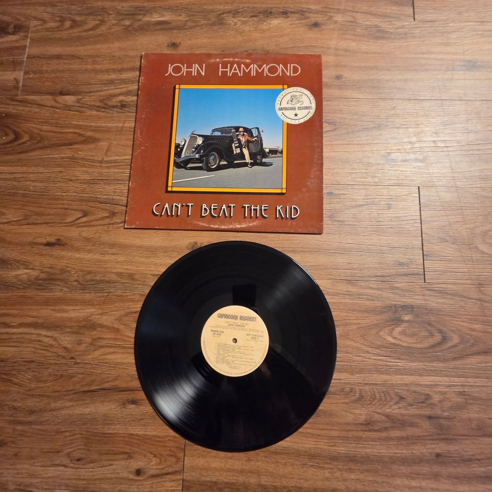 John Hammond – Can't Beat The Kid Capricorn 1975 CP 0153 Vinyl PROMO VG+ VG+/VG+